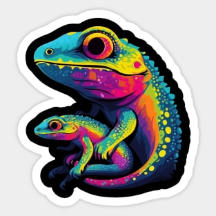 Gecko Fathers Day Sticker